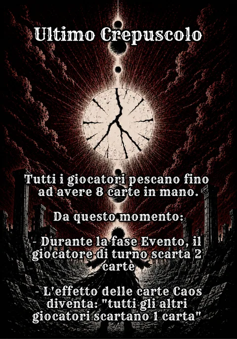 Ultimo Crepuscolo: Evento